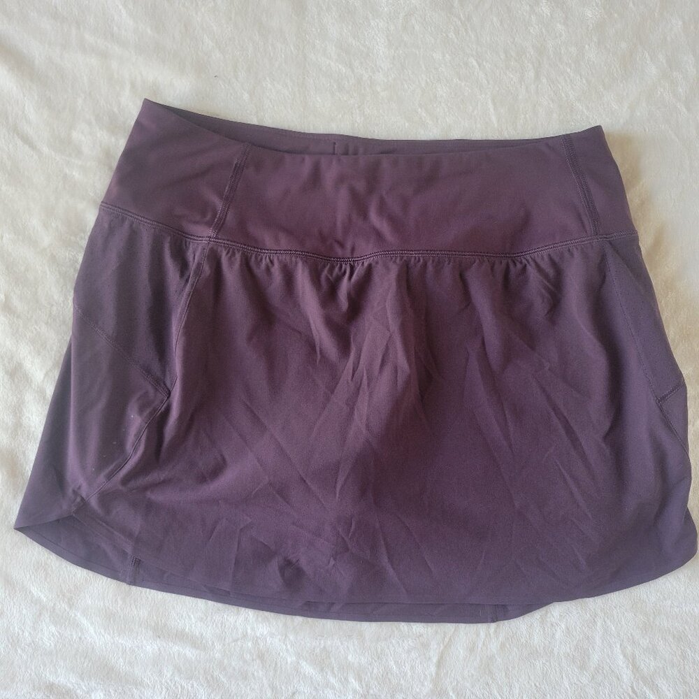 Purple Athleta Run with it skort med